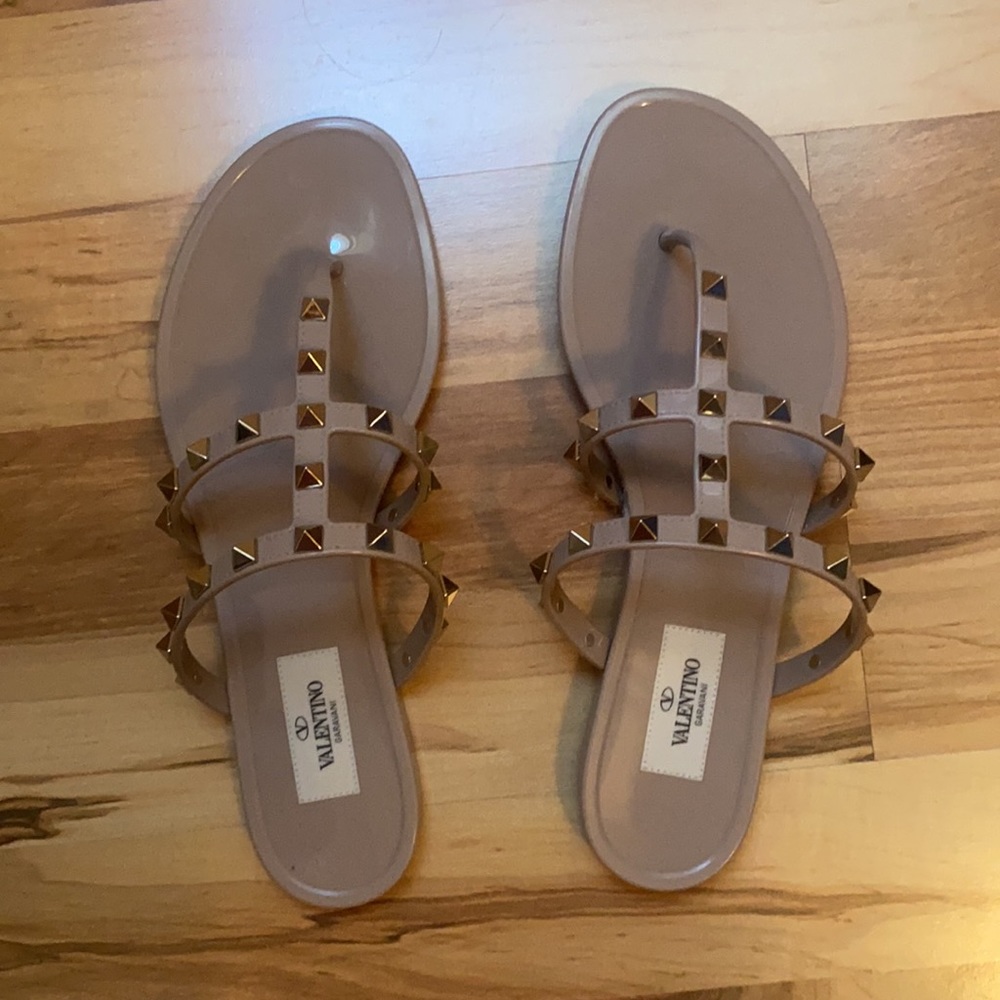 Valentino rubber slides